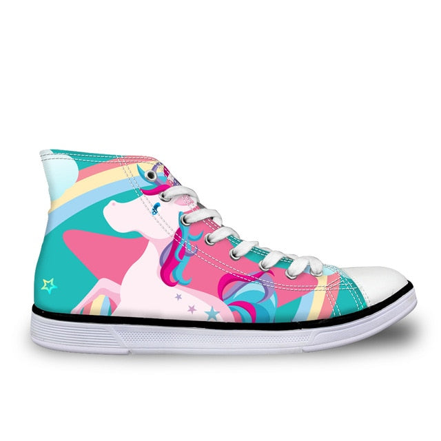 world colors unicorn shoes