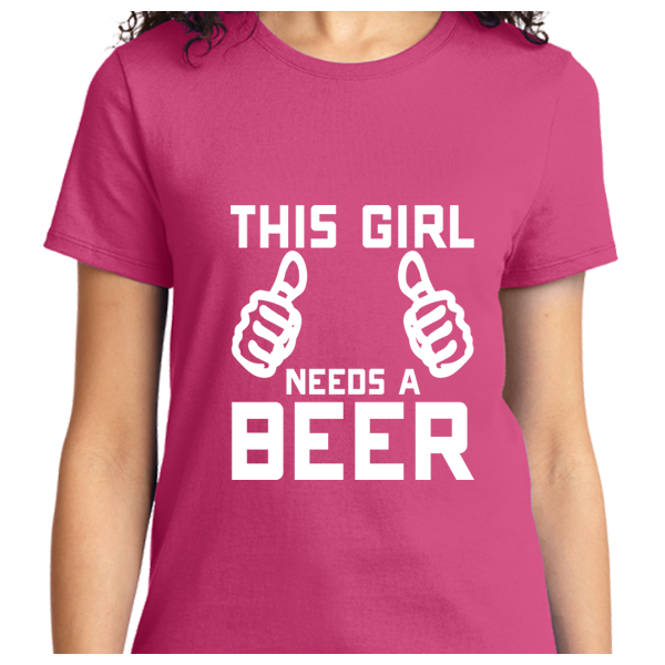 This Girl Needs Beer t shirt – Zapbest2