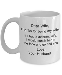 deadpool dear husband mug