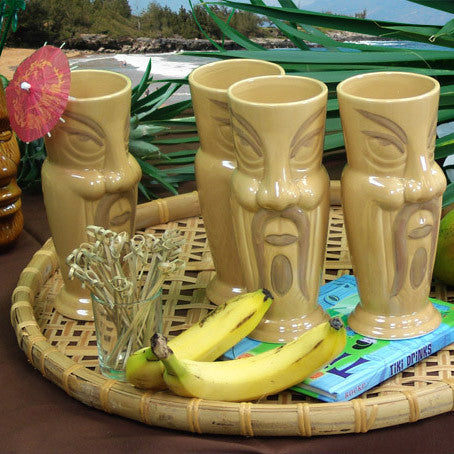 Charlie Chan Tiki Glass