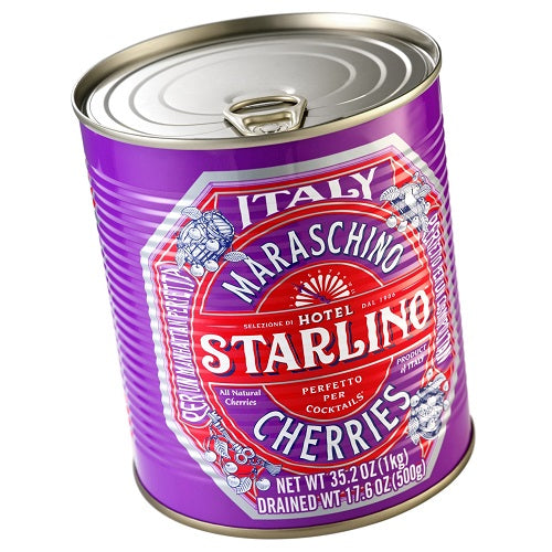 Starlino Maraschino Cherries - 1 Kg Tin