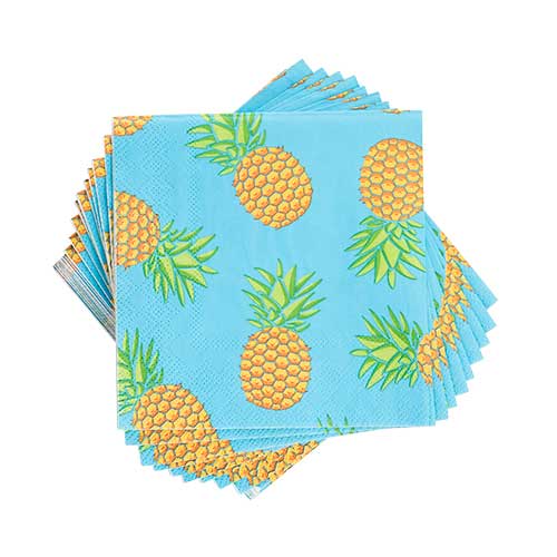 Tiki Pineapple Napkins