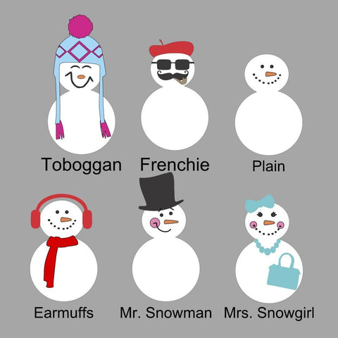 Download Acrylic Snow Snowman Family - CraftChameleon