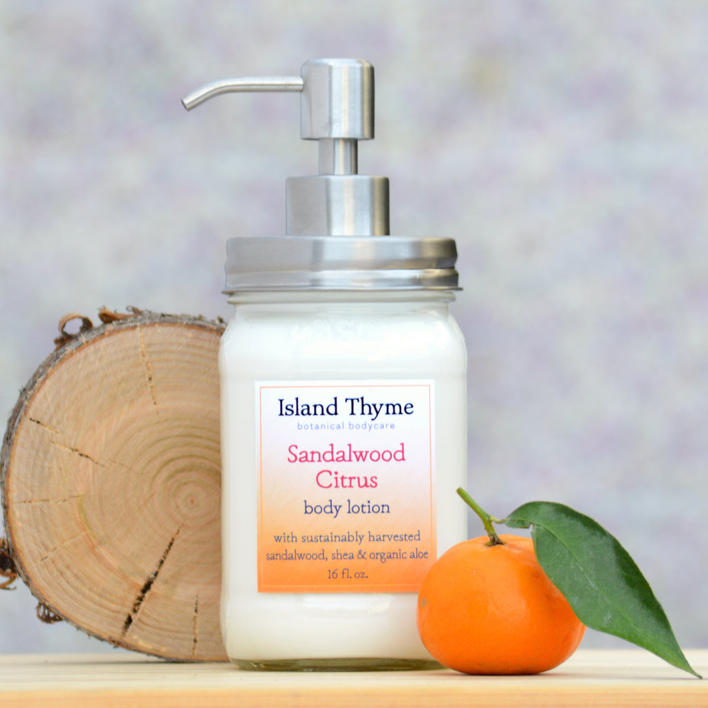 lume sandalwood citrus body wash