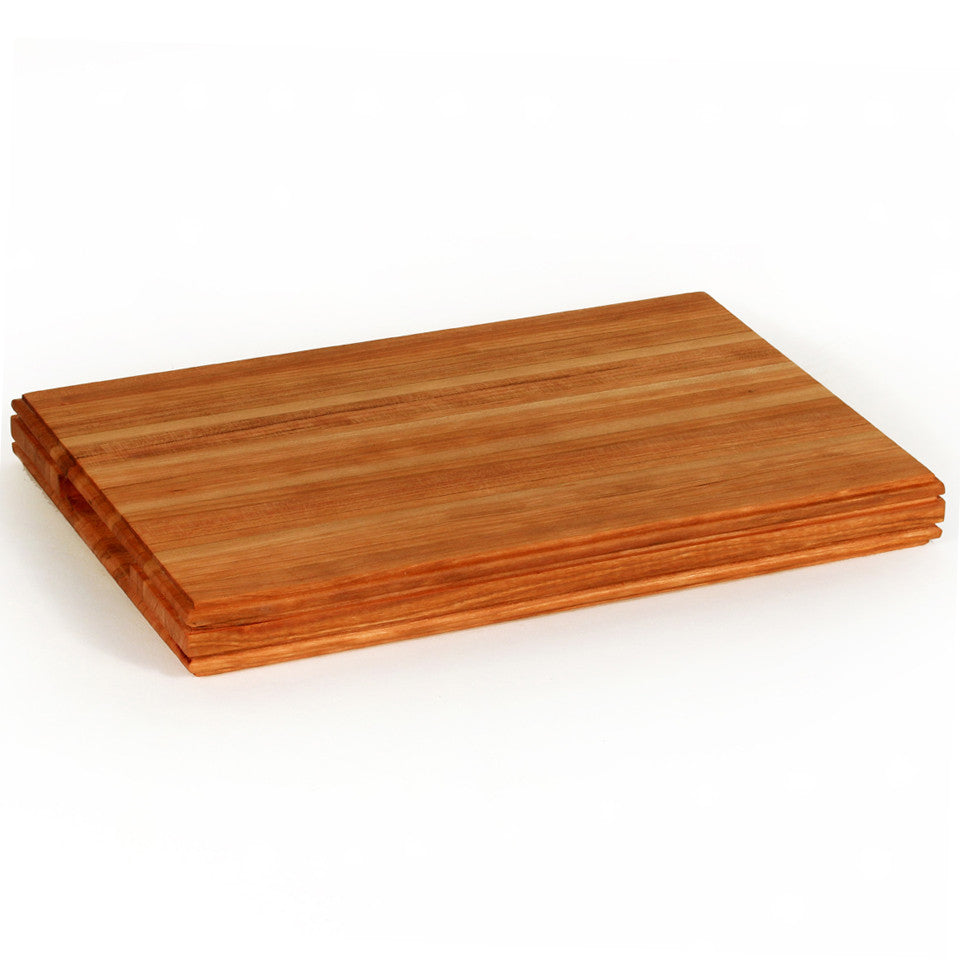 small cutting board with knife