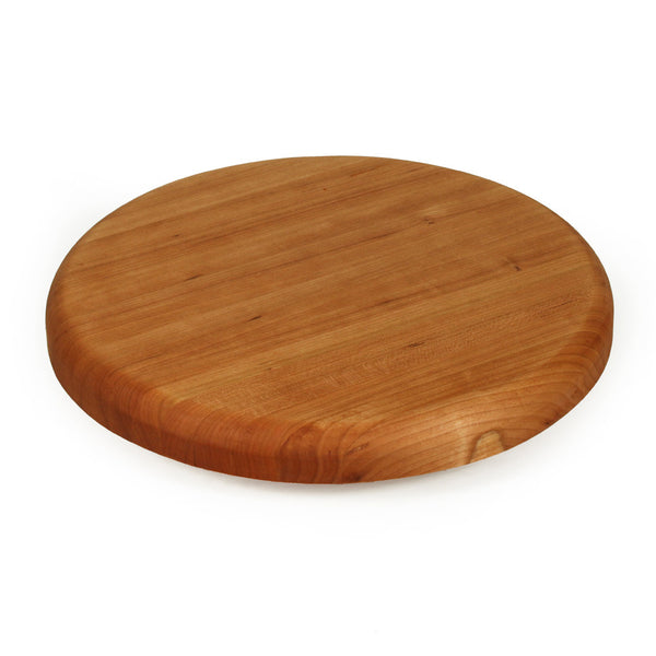 Small Cherry Wood Lazy Susan - Fathers Building Futures