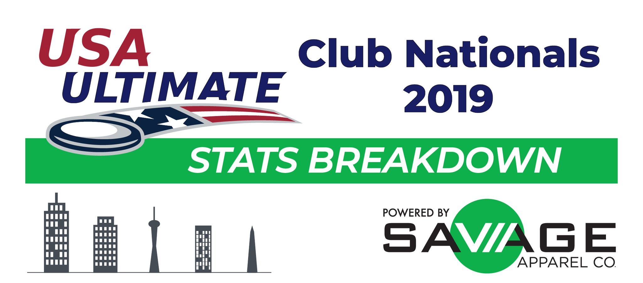 USAU Club Nationals 2019 Infographic VII Apparel Co.