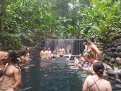 Hanging out at the hot springs