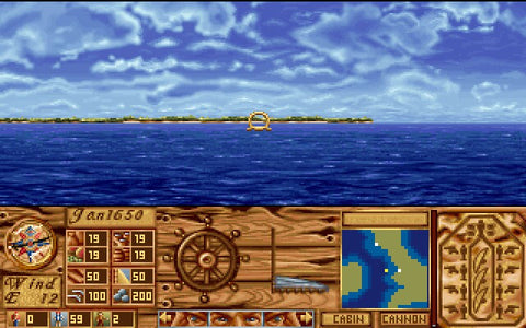 pc dos game high seas trader