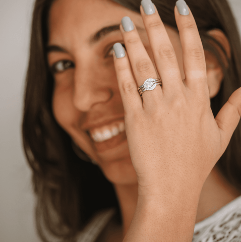Ashley Schenkein Engagement rings and tracer bands