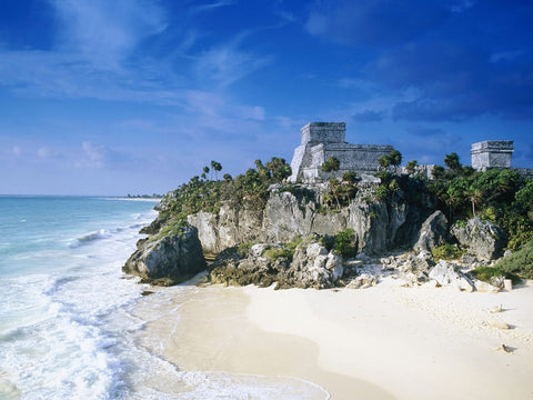 Antiguas ruinas mayas en Tulum