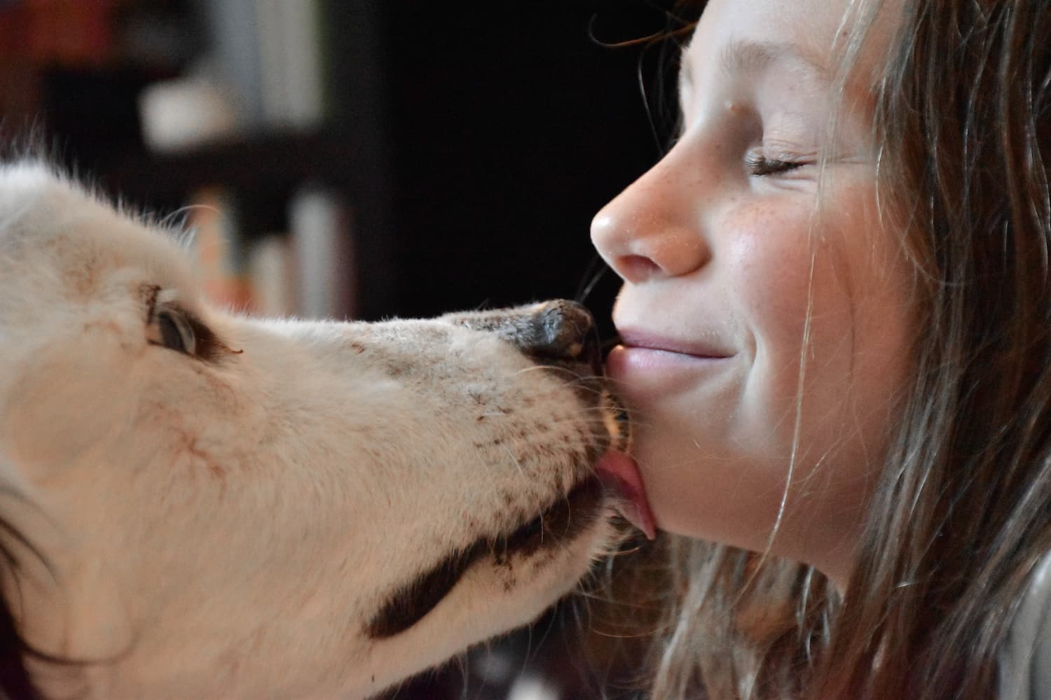 bad breath means stinky dog kisses!