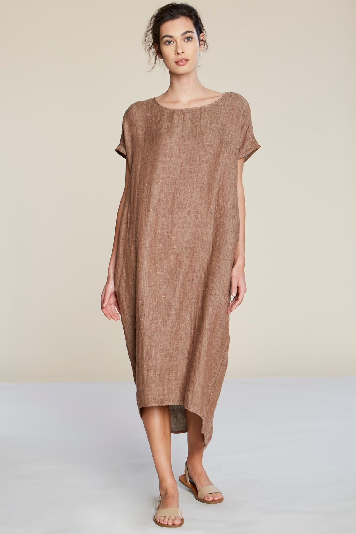 linen gauze dress