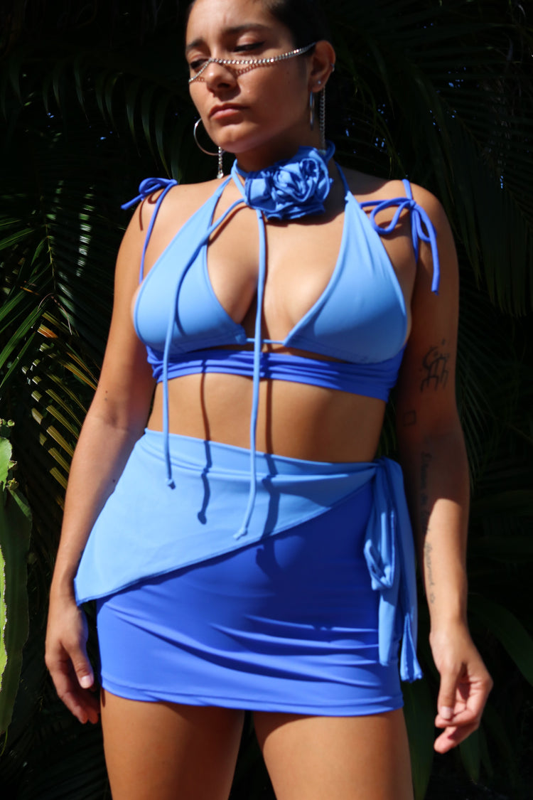 Azul Layering Scarf Skirt SKIRT oraingopartners   