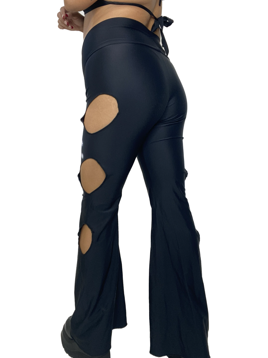 Black Cut Out Bell Bottoms BELL BOTTOMS oraingopartners   