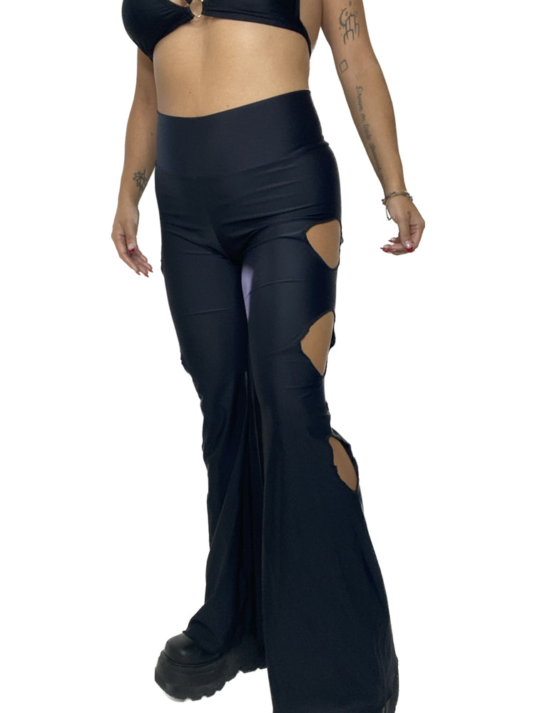 Black Cut Out Bell Bottoms BELL BOTTOMS oraingopartners   