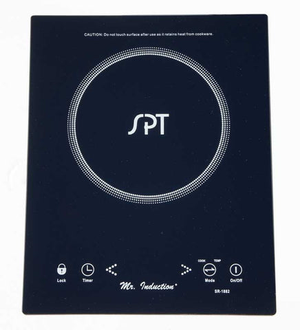 SPT 1650W Induction in Black (Built-in/Countertop) SR-1882 - Good Wine Coolers