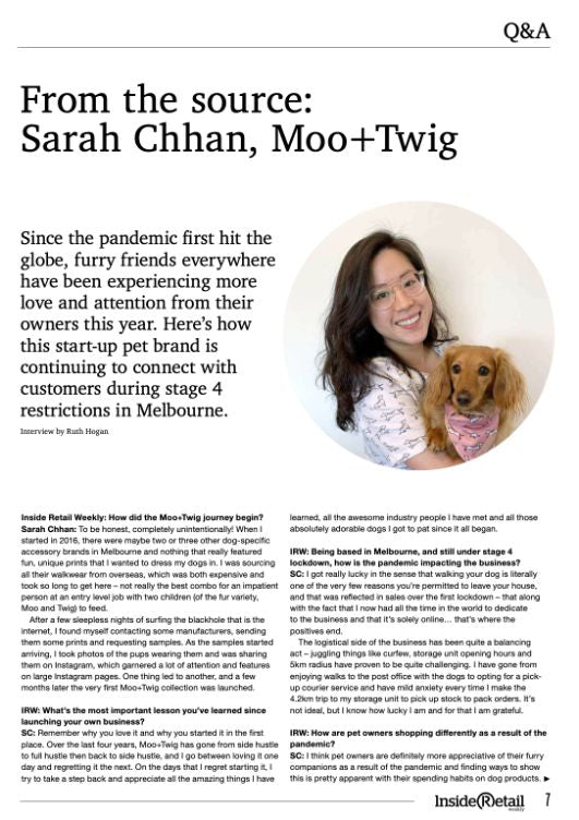 MOO+TWIG: Inside Retail: Pet Products