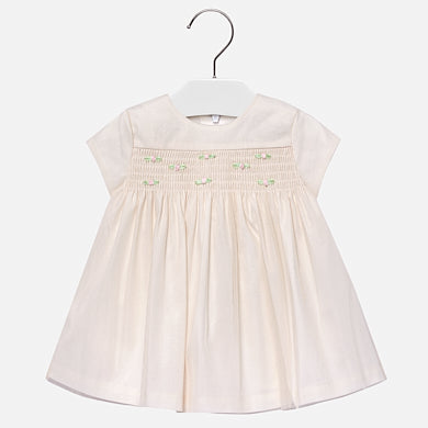 Glitter Off White Tulle Dress w/ Rosettes - Mayoral Girl 2932 – 2 Girls ...