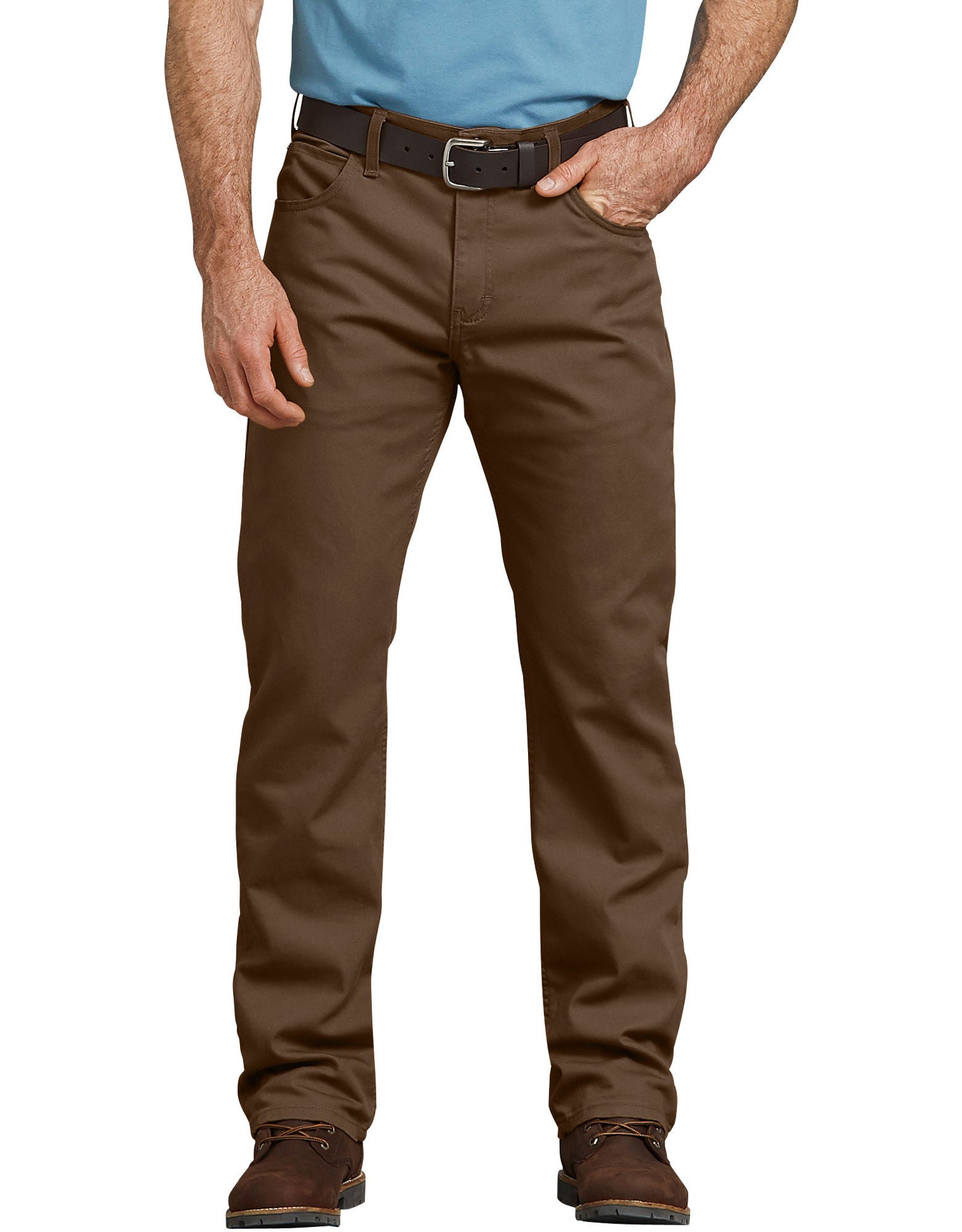 Dickies Men's Duck 5 Pocket Pants, Stonewashed Timber - Mucksters ...