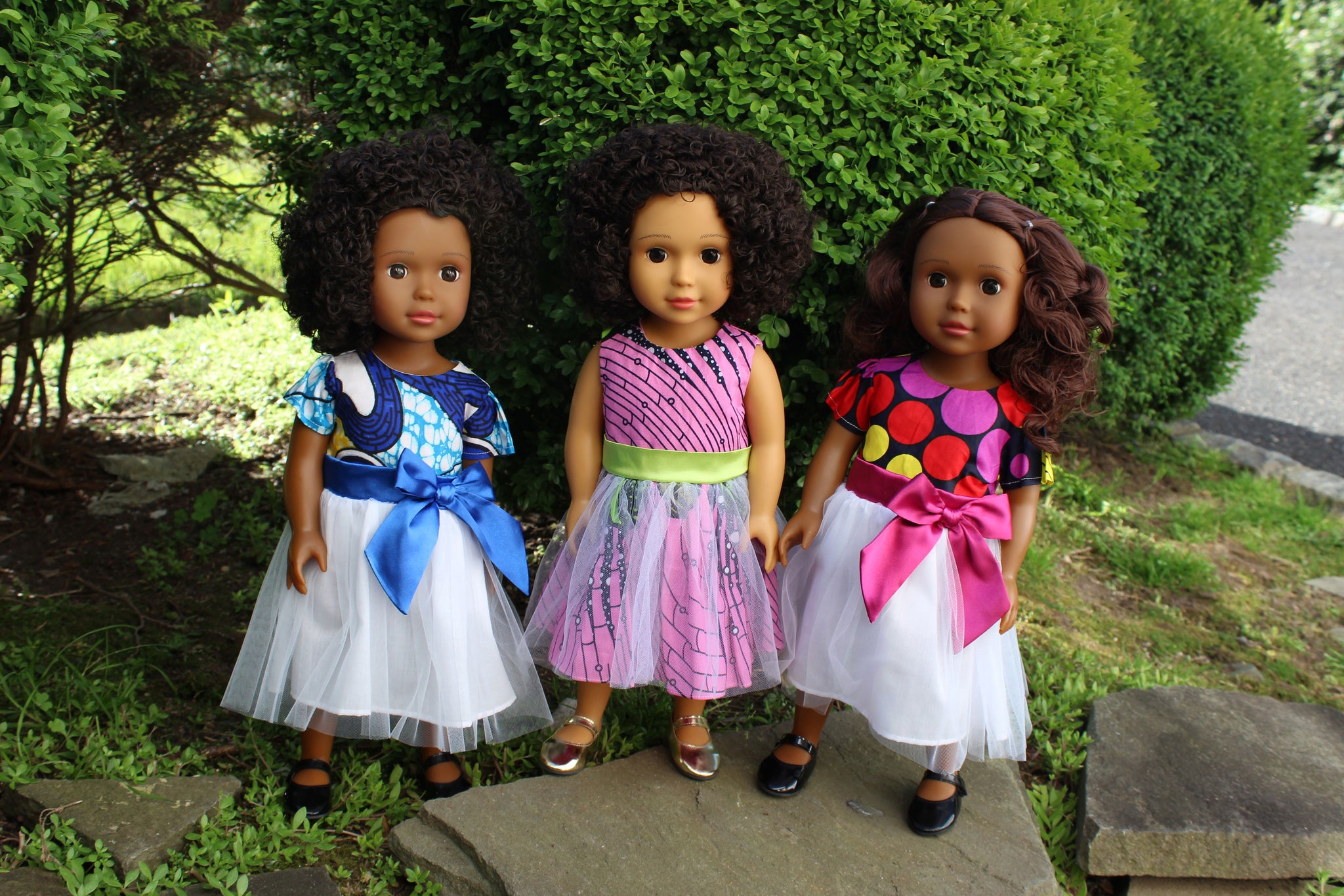 miniature black dolls