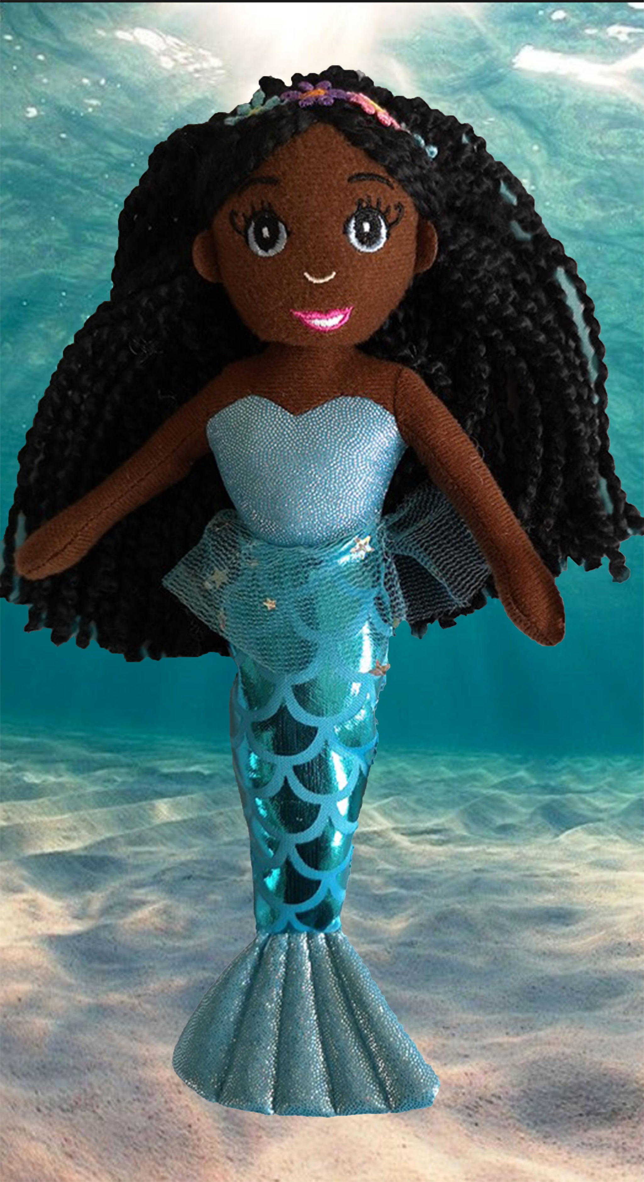 blue mermaid doll