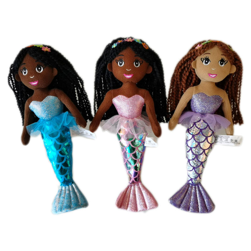 black little mermaid doll