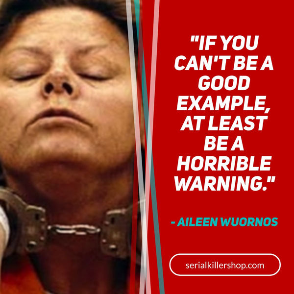 If You Can't Be A Good Example, At Least Be A Horrible Warning Aileen Wuornos Quote