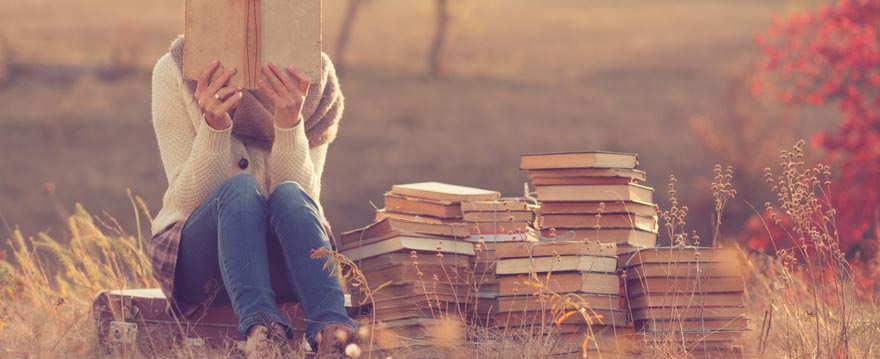 A girl reading one of the best new true crime books