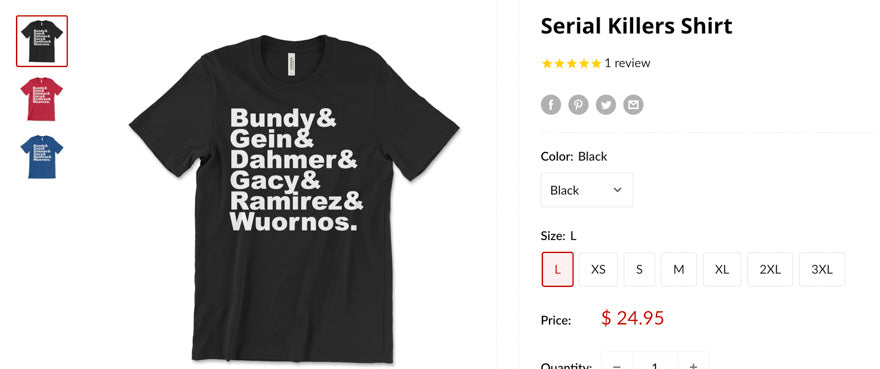Serial Killers Shirt