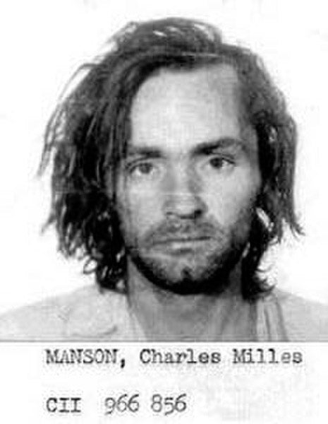 Charles Manson Arrest Photo