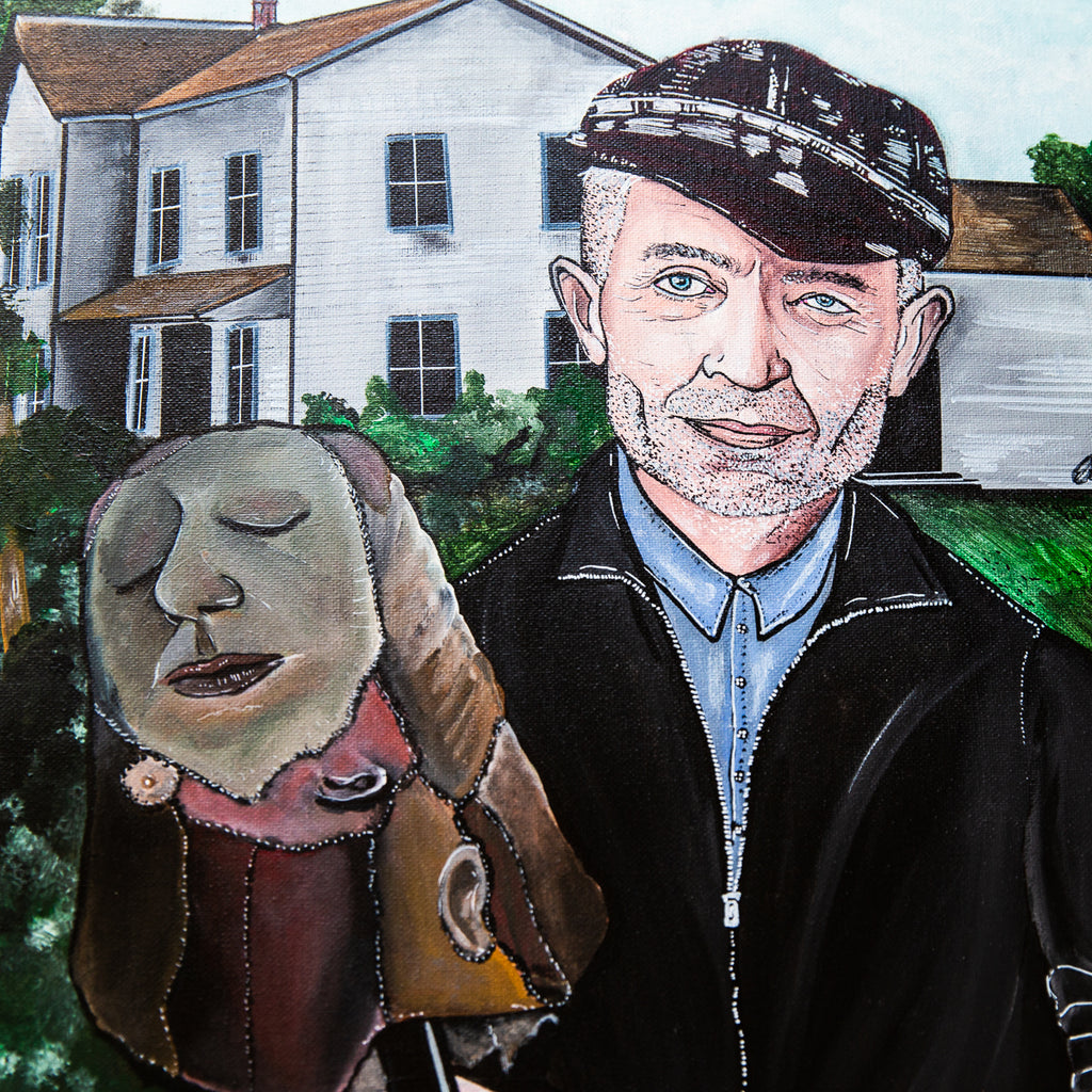 Ed Gein Canvas Painting | Serial Killer Shop