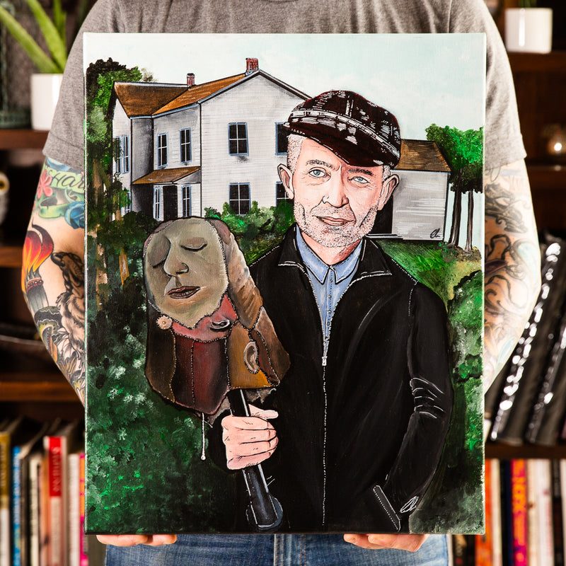 Ed Gein Canvas Painting | Serial Killer Shop