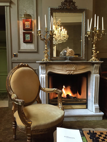 fireplace, opulent travel