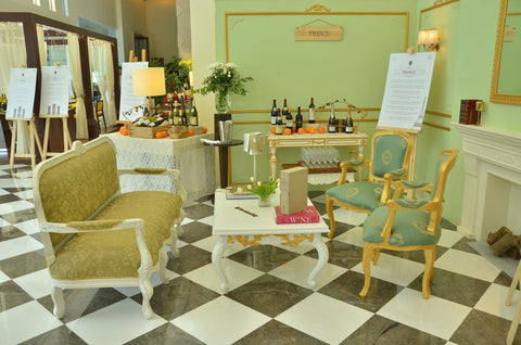 fine wine affair, oberoi gurgaon,upscale,wine event, custom luxury furniture, french furniture