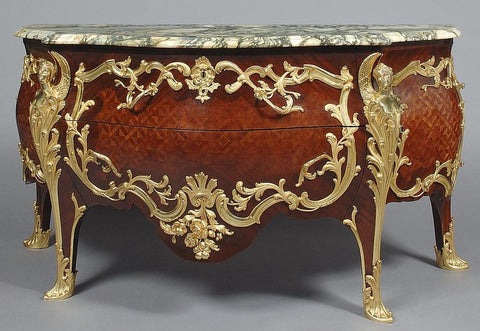 rococo ormolu ornament commode