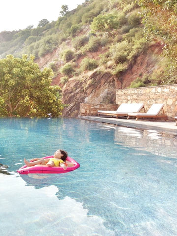 infinity pool samode aravali rajasthan