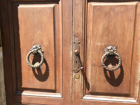 Medieval heavy door knockers