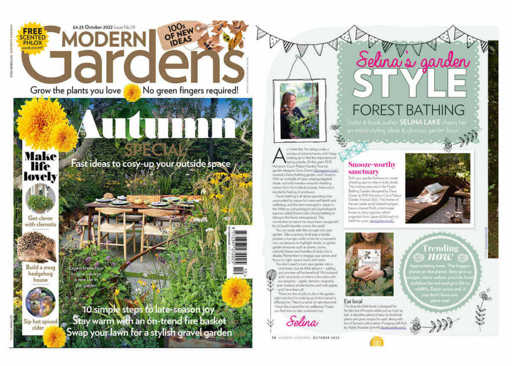 blue brontide features in modern gardens magazine