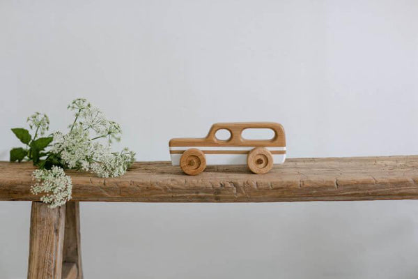 wooden toy car