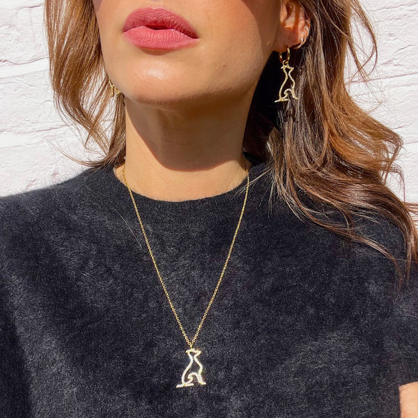 F**K OFF Charm Hoops – Rosie Fortescue Jewellery