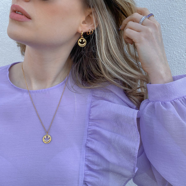 F**K OFF Charm Hoops – Rosie Fortescue Jewellery