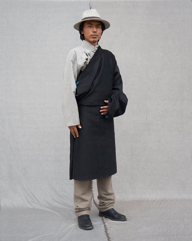 The Chuba, Traditional Unisex Garment from Tibetan Plateau ~ Norlha