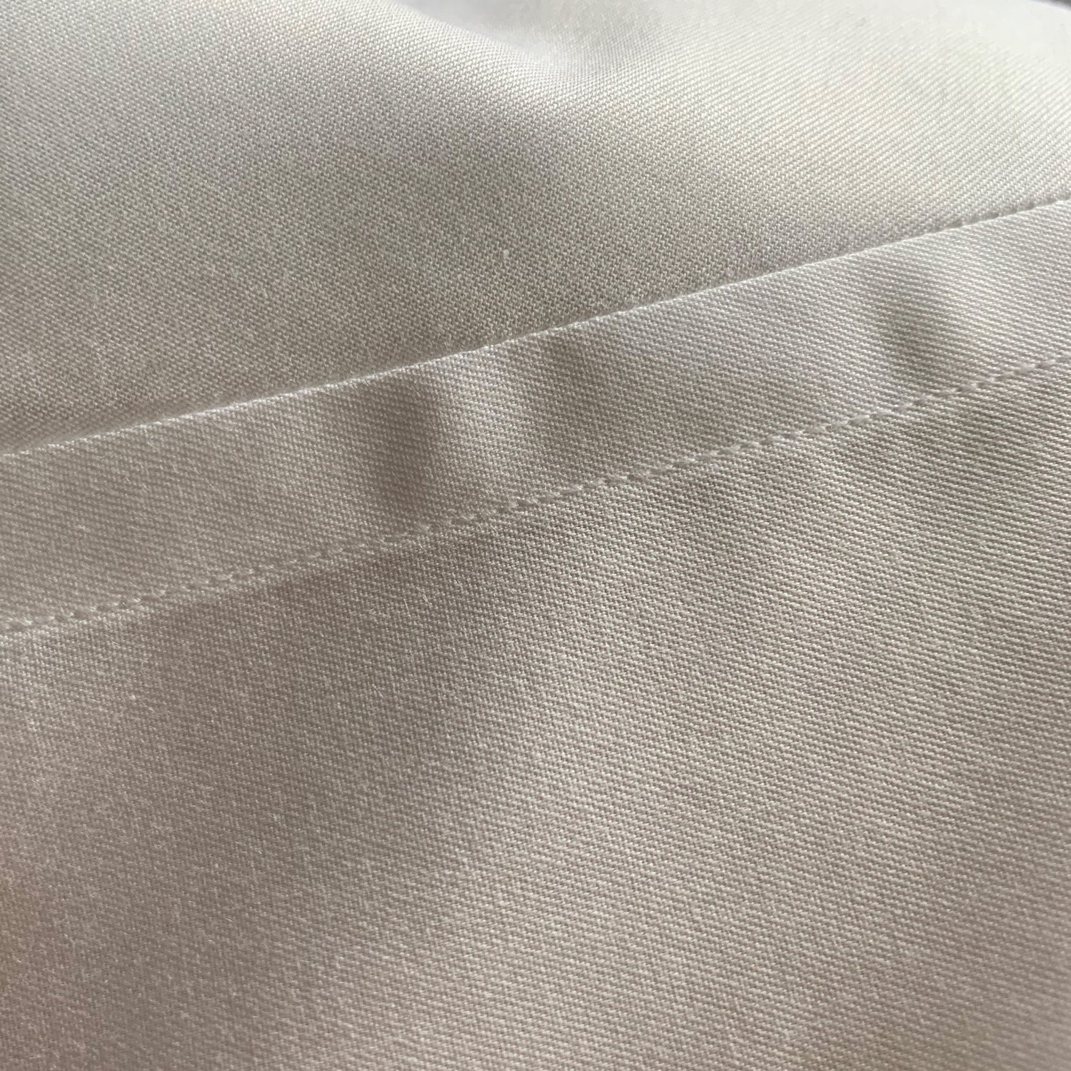 single needle stitching at armhole on high quality mens shirt