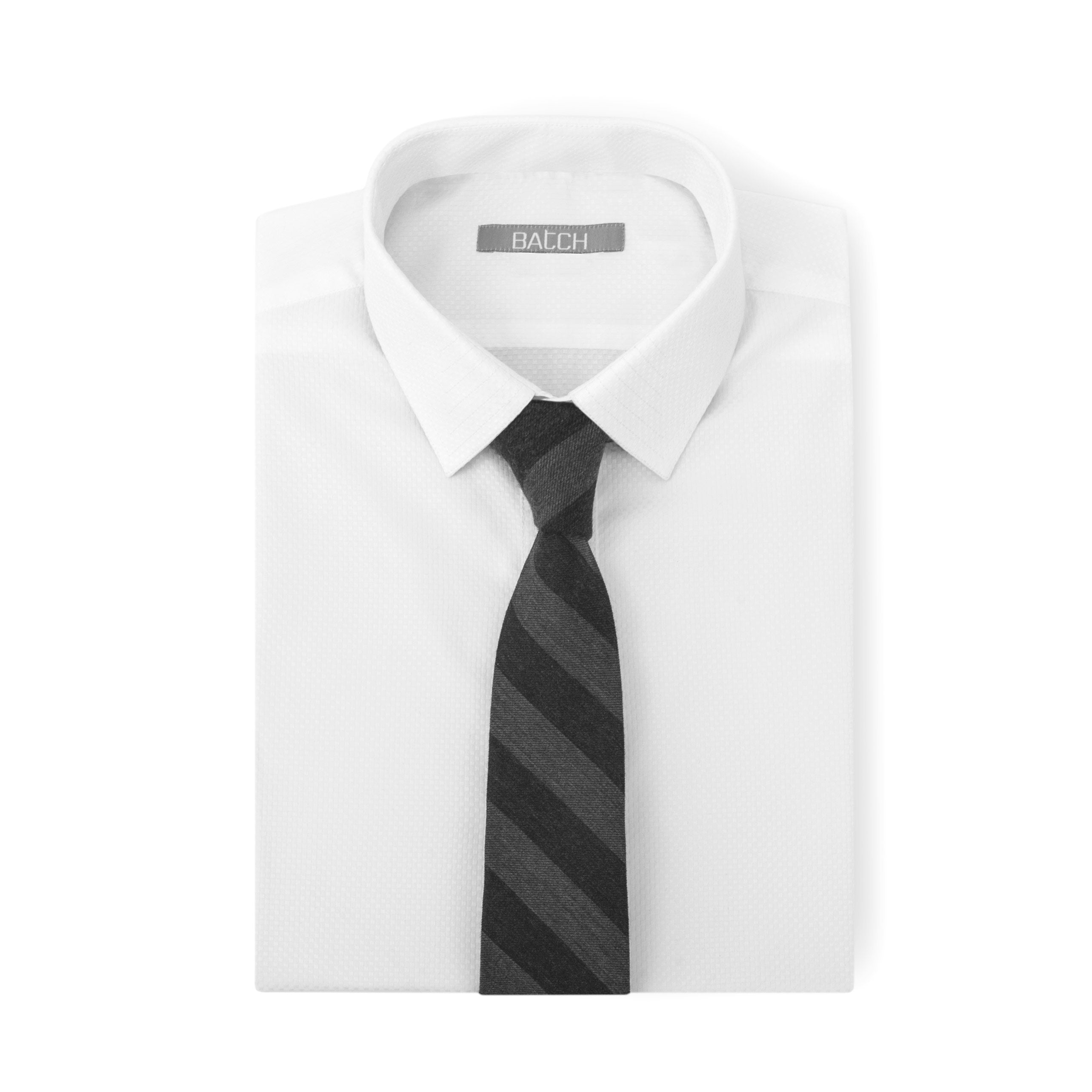 Arctic White Shirt with Tie