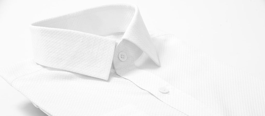 Classic White Shirt Spread Collar