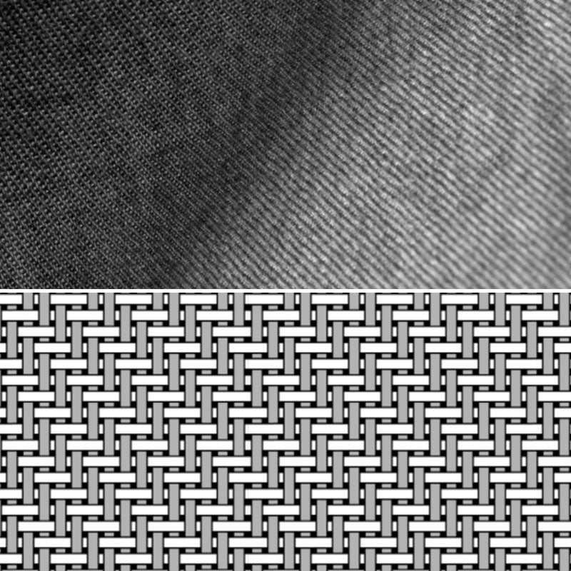 Denim Shirt Fabric Weave Detail