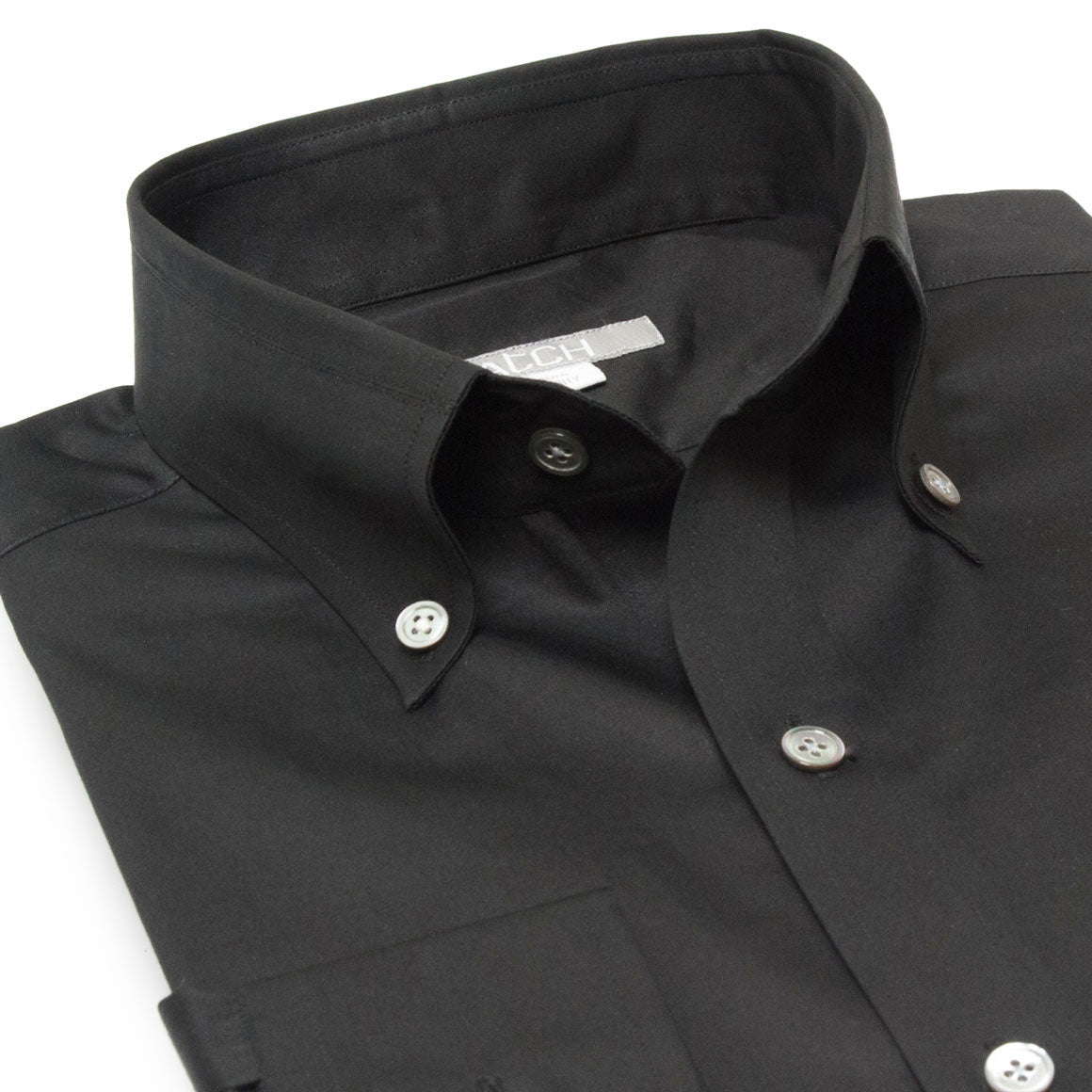 black dress shirt button down collar