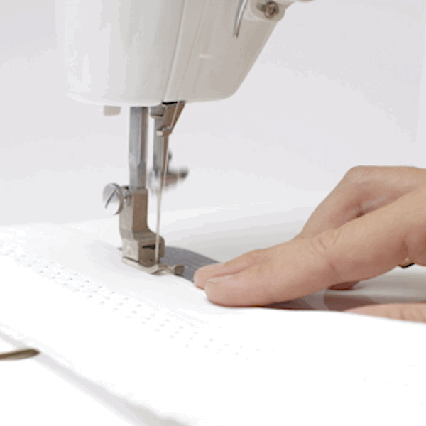 Sewing Machine making Collar
