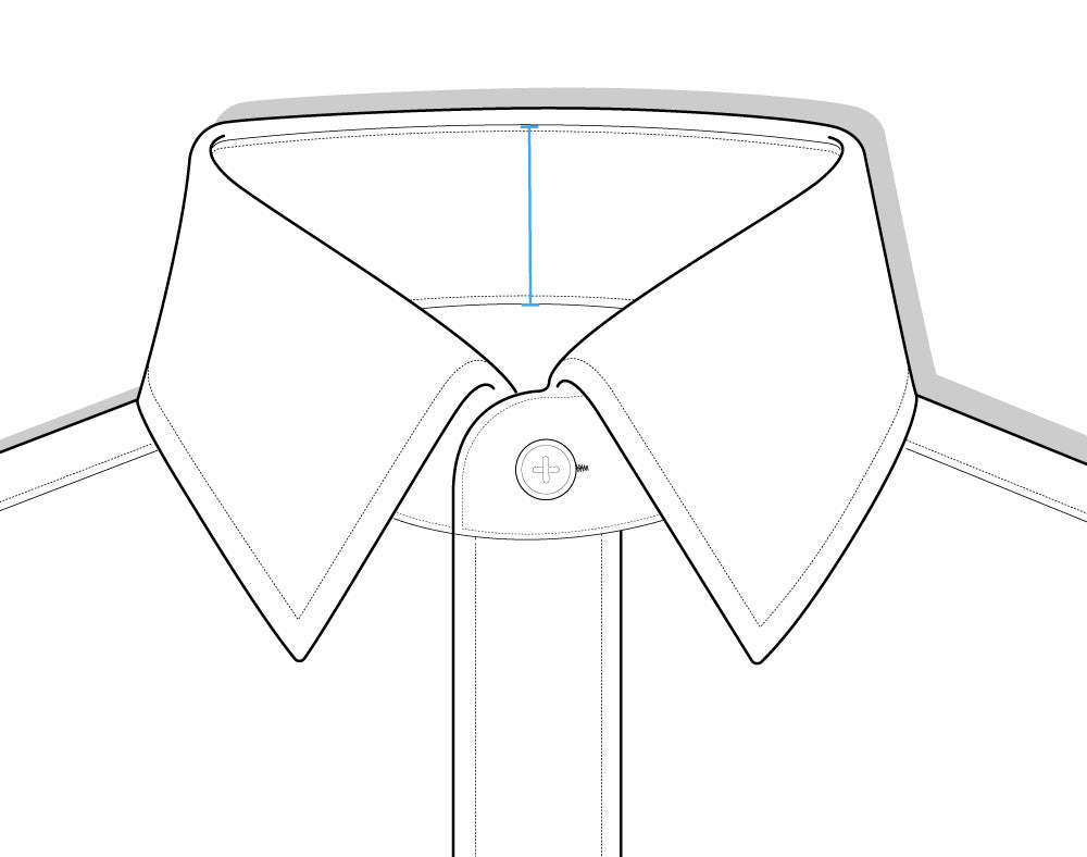 Collar Band Height Diagram